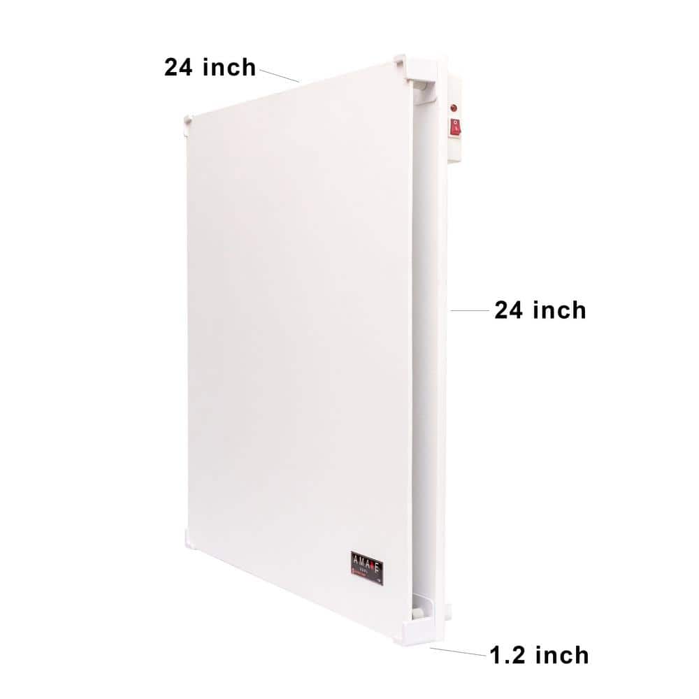 Slim White Electric Dual Convection Wall Heater