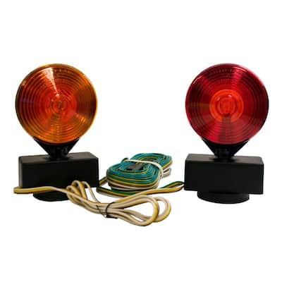2-Sided (Amber/Red) Magnetic Towing Light Kit