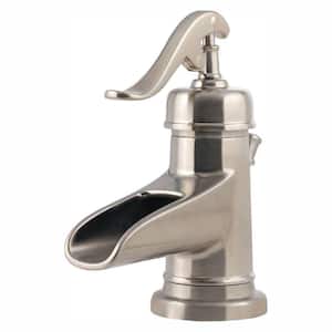 Ashfield 4 in. Centerset Single-Handle Bathroom Faucet in Brushed Nickel