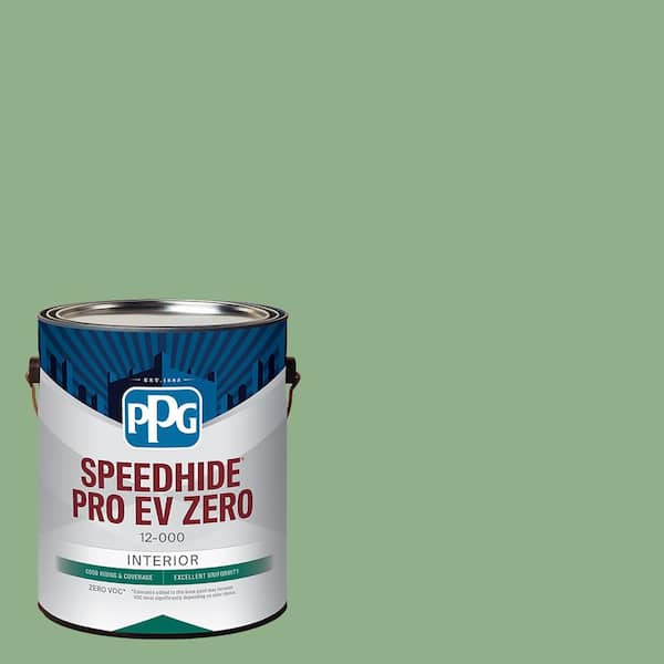 Speedhide Pro EV Zero 1 gal. PPG1130-5 Pear Cactus Semi-Gloss Interior Paint