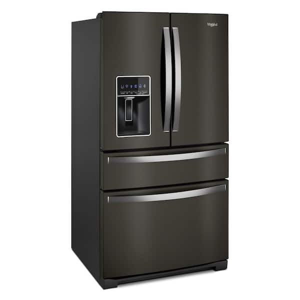 Whirlpool French Door Fridge (WRMF7736PV) - Black Stainless Finish Whirlpool French Door Fridge (WRMF7736PV) - Black Stainless Finish