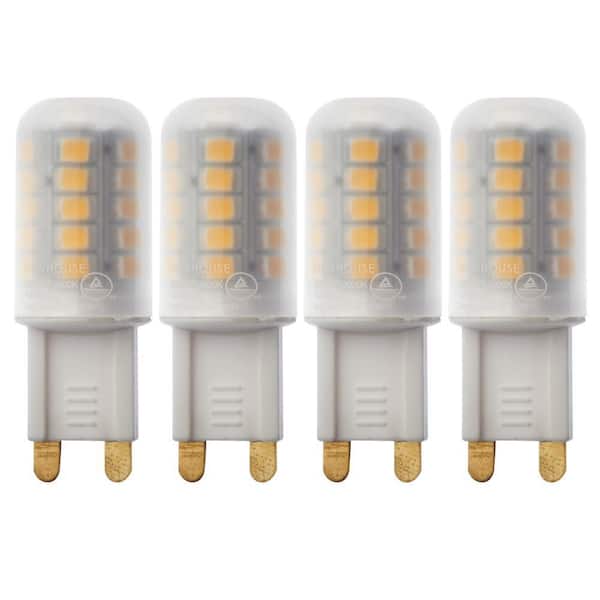 Newhouse Lighting 25-Watt Equivalent G9 Non Dimmable LED Light Bulb Warm White (4-Pack)