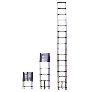 Telescoping Ladder, SocTone 12.5 FT Aluminum Lightweight Extension