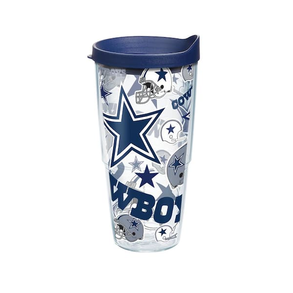 Tervis NFL Dallas Cowboys All Over 24 oz. Double Walled Insulated Tumbler with Travel Lid