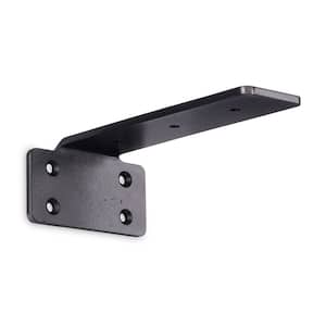 Floating Shelf Bracket 1.6 in. x 6 in. x 3.125 in. Steel Construction - Bracket w/ Pre-Drilled Holes and Mount Screws