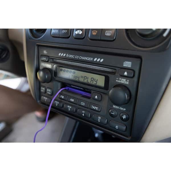 Emerge Technologies Retractable Car Stereo Cassette Adapter for