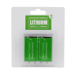 Universal 9-Volt Lithium Battery (2-Pack)