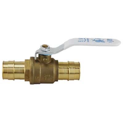1-Piece,Ball Valve Pipe Size 3/4 in Connection Type Barb X Barb,20400002142 PVC Inline 