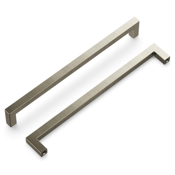 HICKORY HARDWARE Skylight Collection 8-13/16 in. Modern Stainless Steel Bar Pull Handle for Kitchen, Bathroom, Furniture (5-Pack)