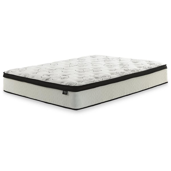 Signature DESIGN BY ASHLEY Chime 12 in. Hybrid Twin Ultra Plush Hybrid 12 in. Bed-in-a-Box Mattress