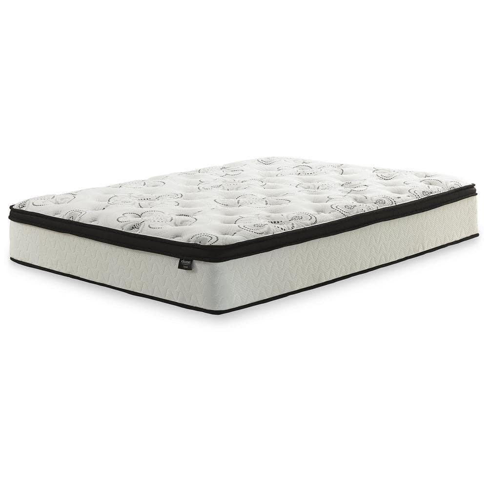 Modern White Queen Innerspring and Gel Memory Foam Mattress