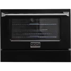 Oven Door and Kick-Plate 30 in. Black Color for KNG301