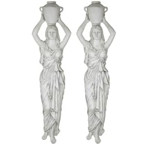 61 in. x 19 in. Dione the Divine Water Goddess Wall Sculpture (2-Piece)