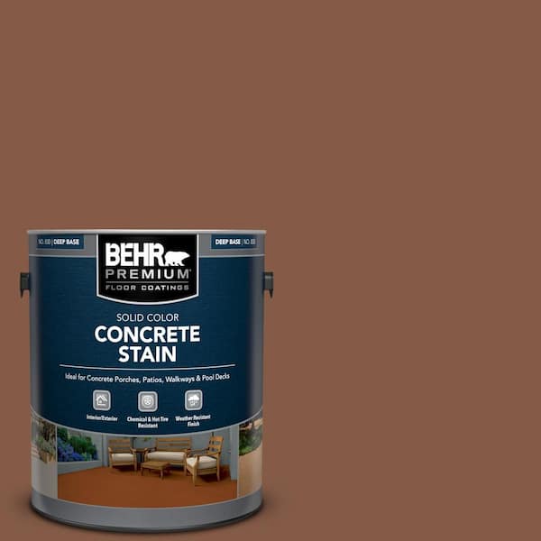 BEHR PREMIUM 1 gal. #PFC-20 Coronado Solid Color Flat Interior/Exterior Concrete Stain