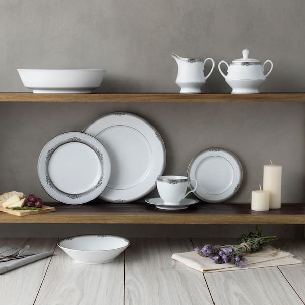 SERVIZIO set x 4 persone, 12 PIATTI porcellana KASANOVA porcelain