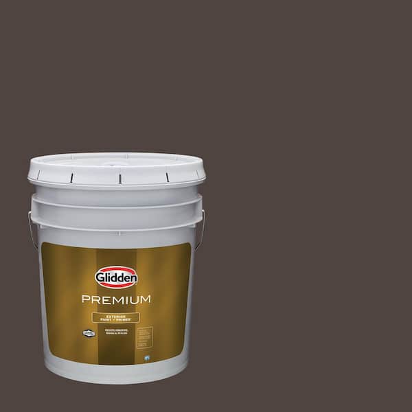 5-gal. Dark Granite PPG1005-7 Flat Exterior Latex Paint