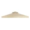 Garden Winds RipLock 500 Beige Replacement Canopy For 10 Ft. X 10 Ft ...