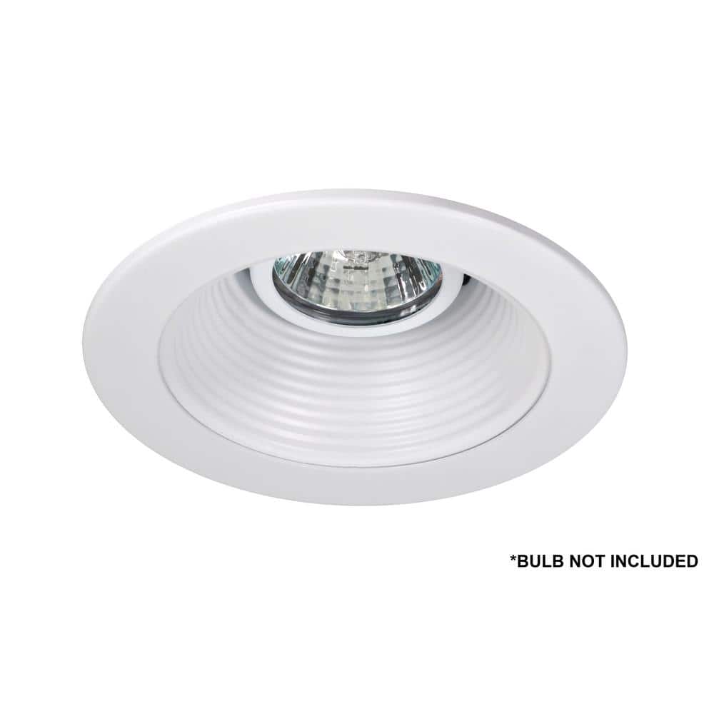 5'' White Aluminum Recessed Baffle Trim Light