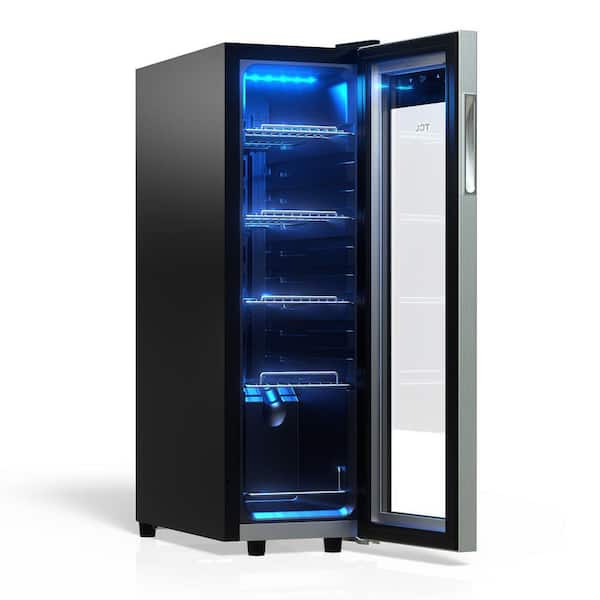 TCL 9.92 in. Single Zone 33 Cans Stainless Beverage Cooler
