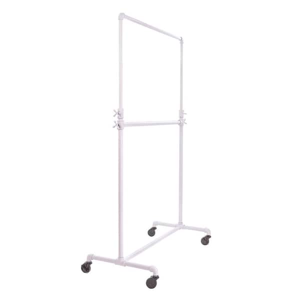 Econoco - Pipeline 41 in. W x 1.25 in. H Gloss White Hangbar for Garment Rack