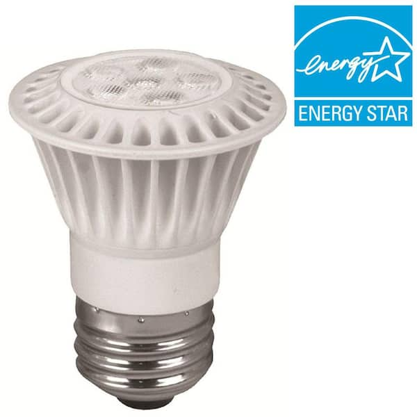 TCP 50W Equivalent Cool White (4100K) PAR16 Dimmable LED Narrow Flood Light Bulb