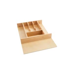 Tall Wood Cutlery Tray Insert