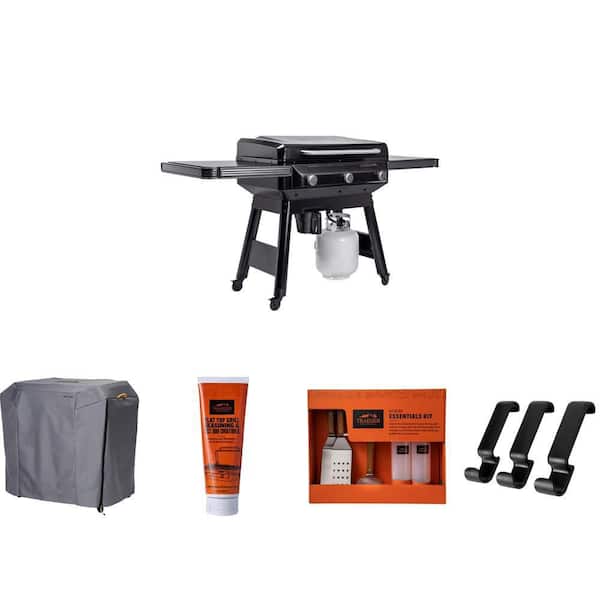 Traeger Flatrock 3-Burner Propane Griddle with Cover, Tool Set, Conditioner and P.A.L. Hook (6-Piece)