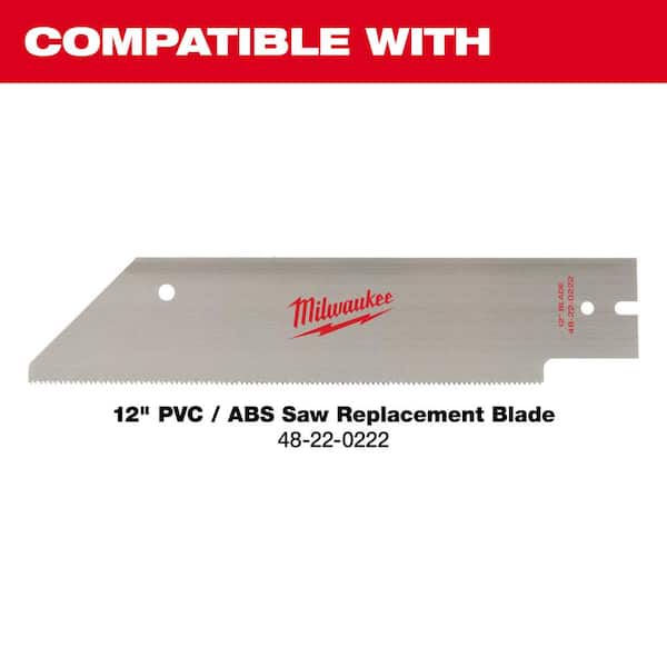 Milwaukee 12 in. PVC/ABS Saw 48-22-0212 - The Home Depot