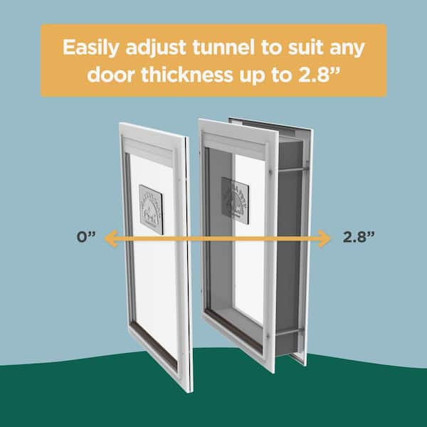 Vertical window 2024 pet door