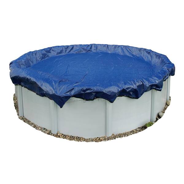 Blue Wave 15-Year 28 ft. Round Royal Blue Above Ground Winter Pool Cover