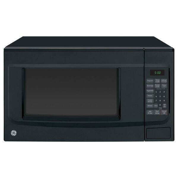 GE 1.4 cu. ft. 1100-Watt Countertop Microwave in Black
