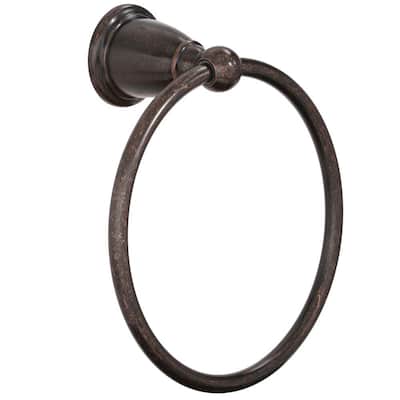 NEW Hennessey Oil Rubbed Bronze Bathroom Hand Towel Ring 6.25" x 6.25" x 1.75" 