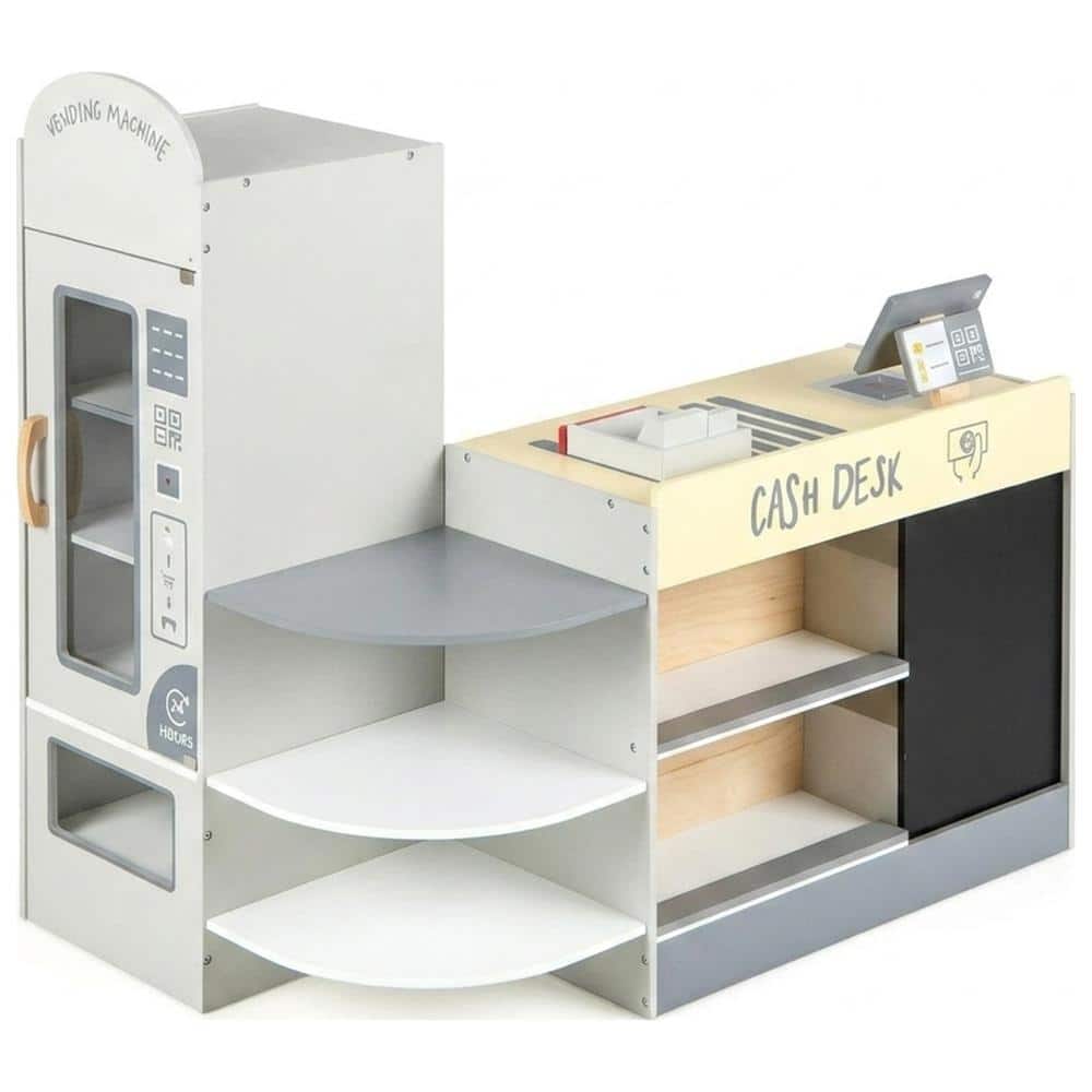 Kids Grocery Store Playset with Cash Register, POS Machine and 13 Play Foods for Ages 3 to 8 price history on PriceWatchPro