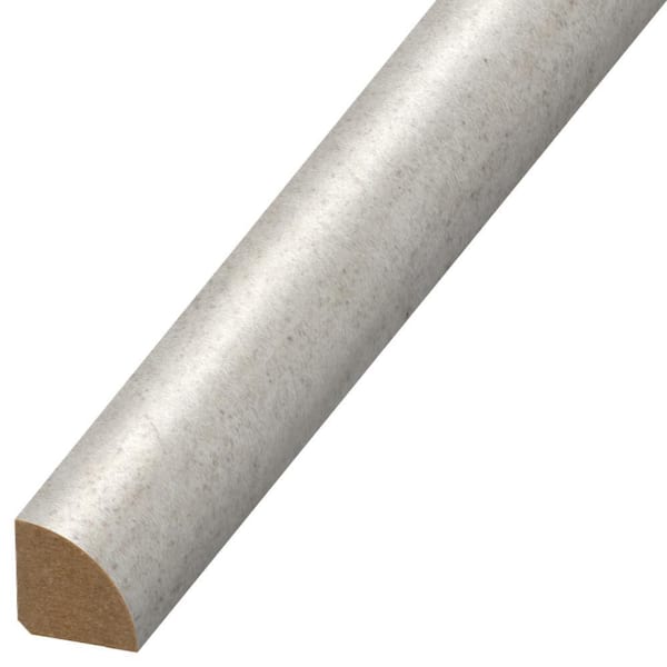 Classy Chic Runway Greige 0.75 in. T x 0.75 in. W x 94 in. L Quarter Round Molding