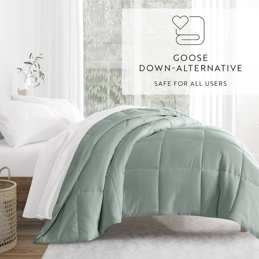 King Eucalyptus Microfiber Down Alternative Comforter Set