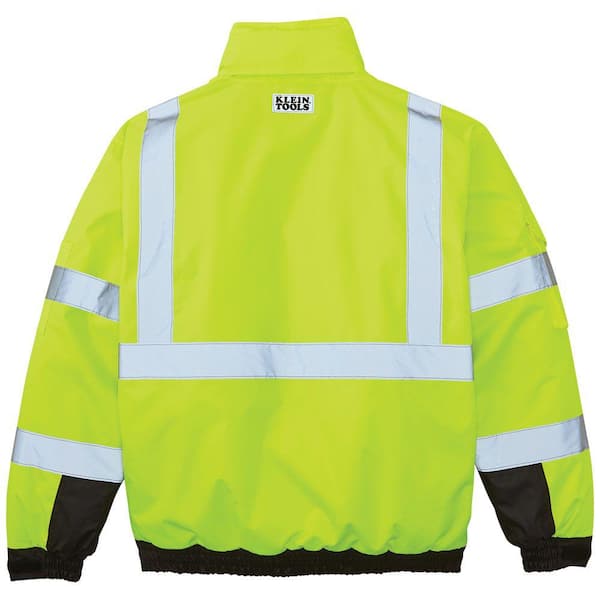 Klein Tools L High-Visibility Winter Bomber Jacket 60364 - The