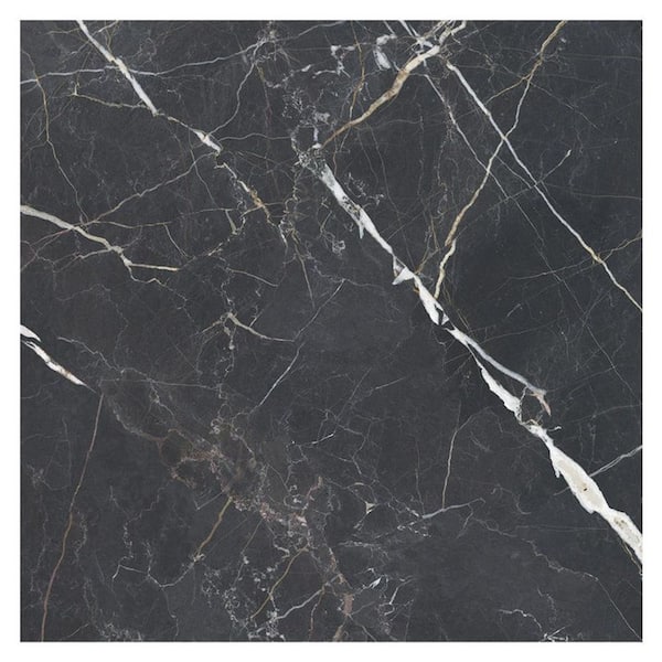 Apollo Tile Splendor 4 in. x 4 in. Matte Charcoal Black Porcelain