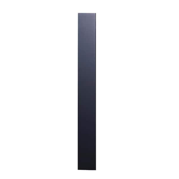 3 in. W x 96 in. H x 0.75 in. D Cabinet Filler in Charcoal Black