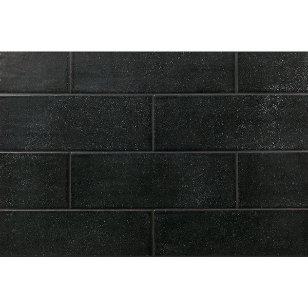 Ivy Hill Tile Piston Camp Black Rock 4 In X 12 In Matte Ceramic Subway Wall Tile 34 Piece 10 97 Sq Ft Box Ext3rd100505 The Home Depot