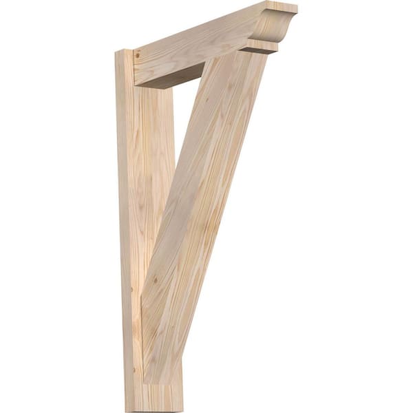 Ekena Millwork 6 in. x 34 in. x 22 in. Douglas Fir Traditional Smooth Outlooker
