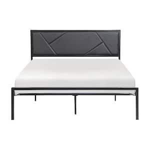 Crofton Black Metal Frame Queen Platform Bed