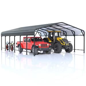 20 ft. W x 30 ft. D Metal Carport, Car Canopy and Shelter