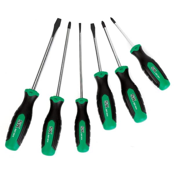 SK01373 6-Pieces Pro Grip Screwdriver Set-Hex Drivers