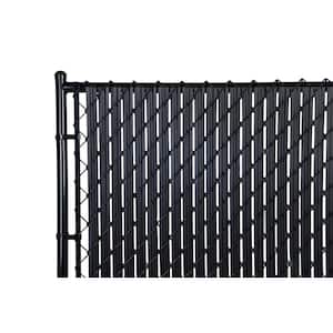 M-D 6 ft. Privacy Fence Slat Black