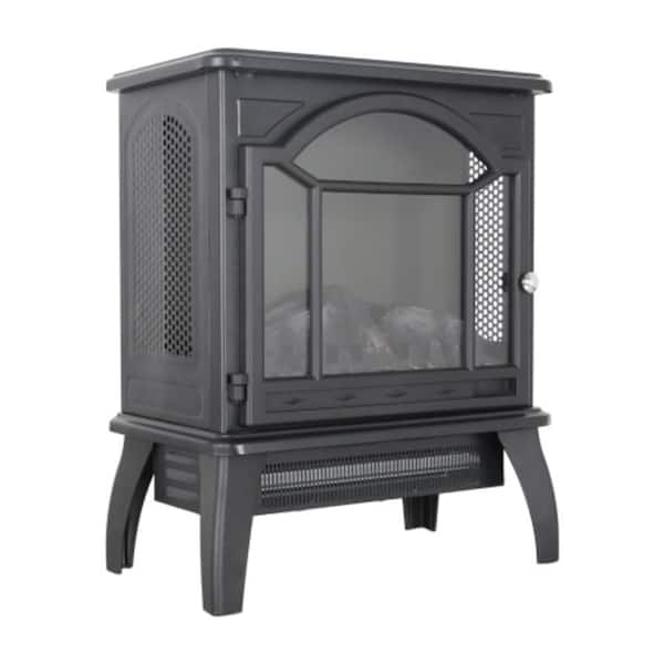 1500-Watt 18 in. 3D Flame Electric Infrared Quartz Fireplace with Remote Control