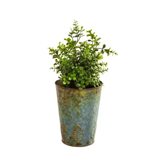 Evergreen Nested Aged Metal Brass Patina Finished Trough Planters (Set of  2) 8PMTL235 - The Home Depot