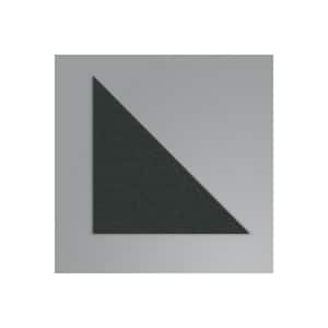 Dark Gray Triangles Acoustical Peel and Stick Tiles (Set of 8)