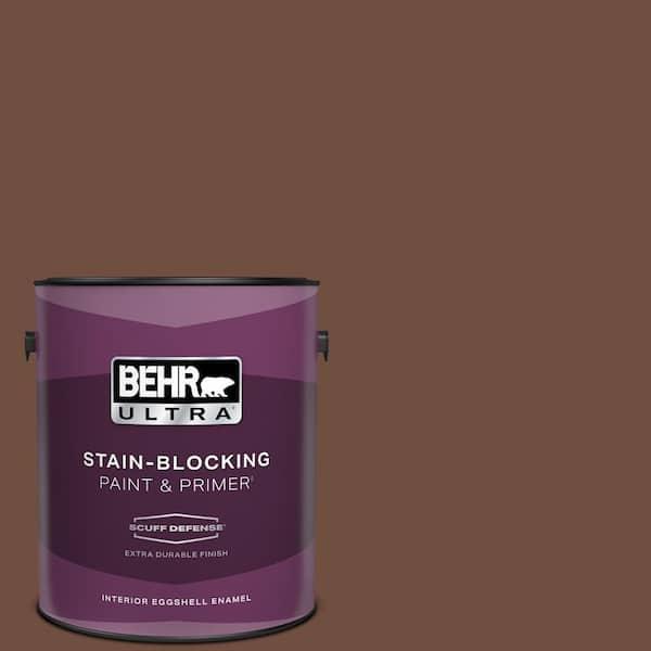 BEHR ULTRA 1 gal. #N160-7 Brown Velvet Extra Durable Eggshell Enamel Interior Paint & Primer