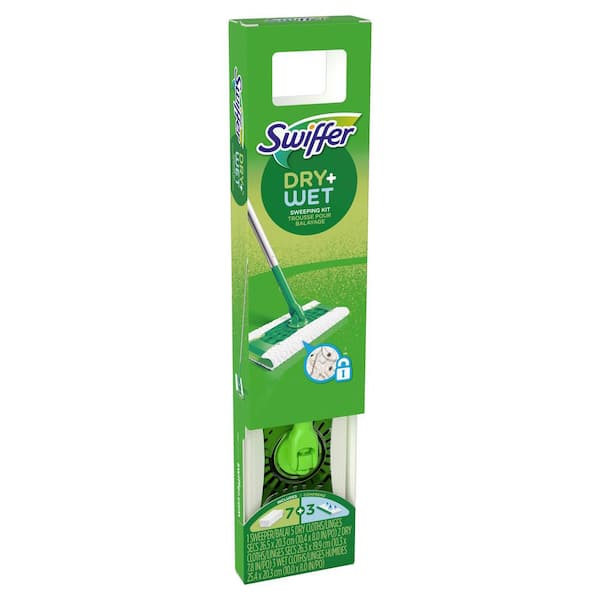 Swiffer 2in1 Kit mop + spare duster for floor 8 pieces + small handle +  duster 1 piece, set - VMD parfumerie - drogerie
