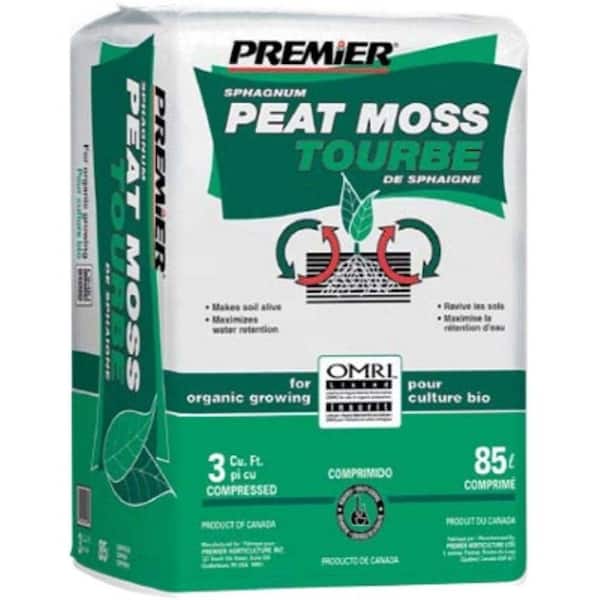 Premier 3 cu. ft. Peat Moss